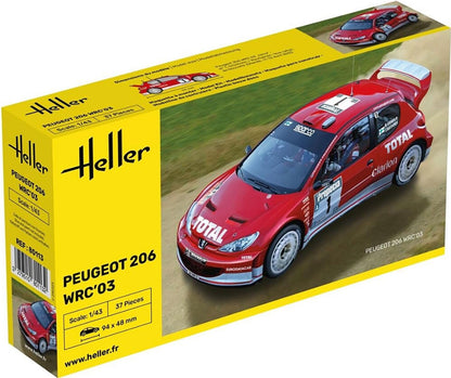 PLATZ 1/43 Peugeot 206 WRC 2003 Model Kit