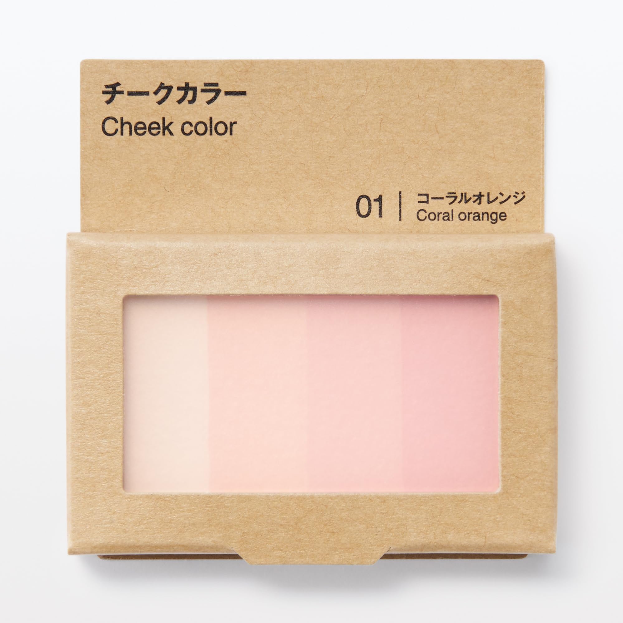 Mujirushiryouhin Cheek Color Coral Orange 4.7g