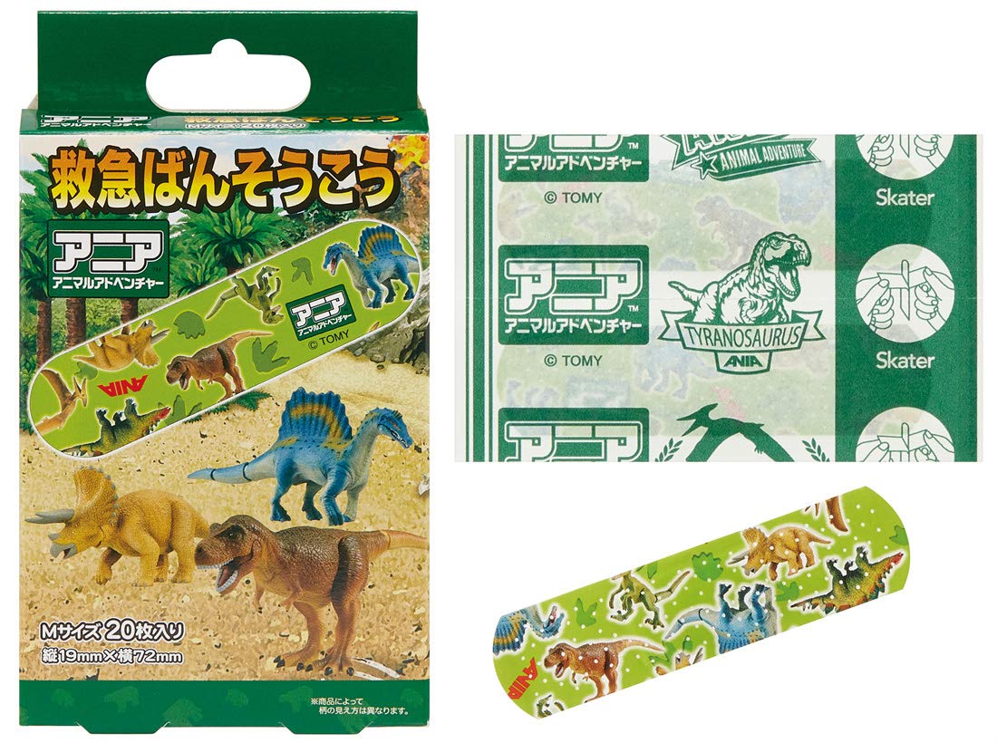 Skater Animal Adventure Bandages M Size 20 Count