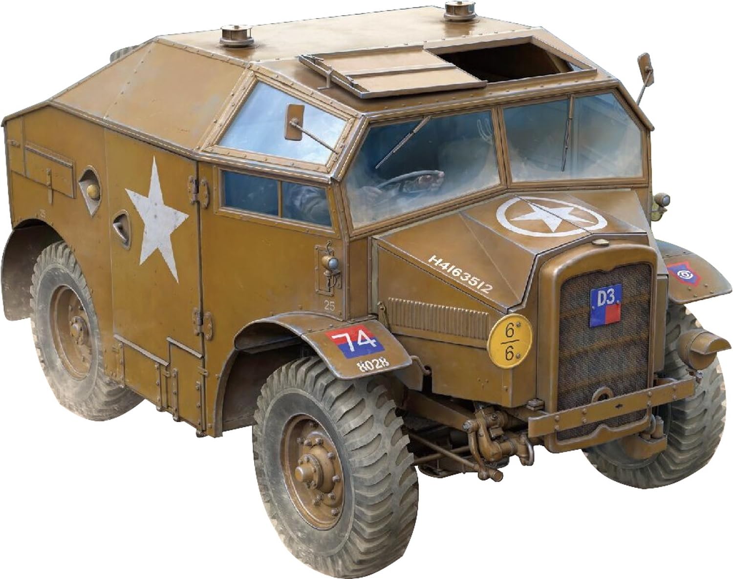 Gecko Models 1/35 British C8 Mk.2 Early Model 4x4 Field Gun Tractor Kit