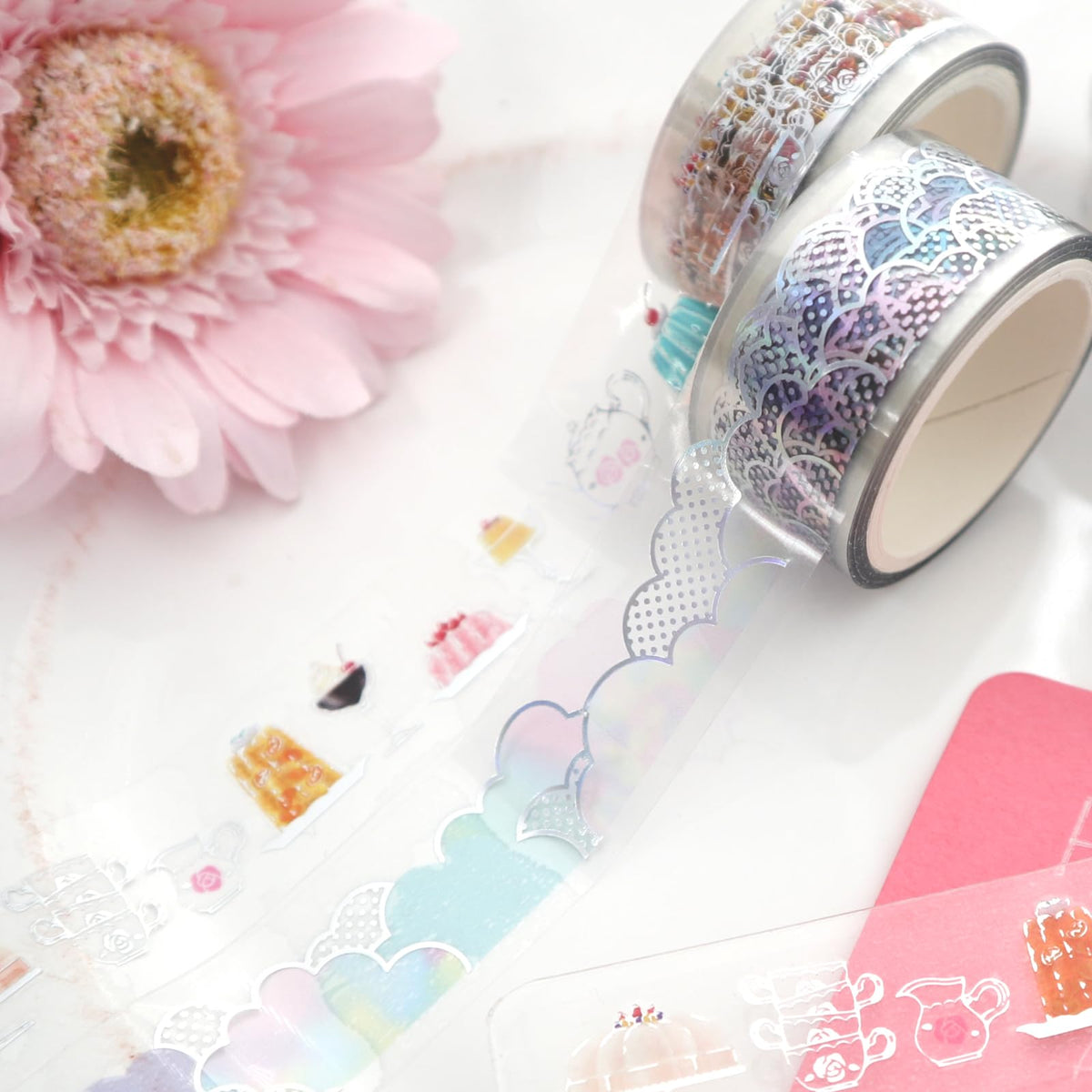World Craft Masking Tape Rainbow Aurora Foil 20mm