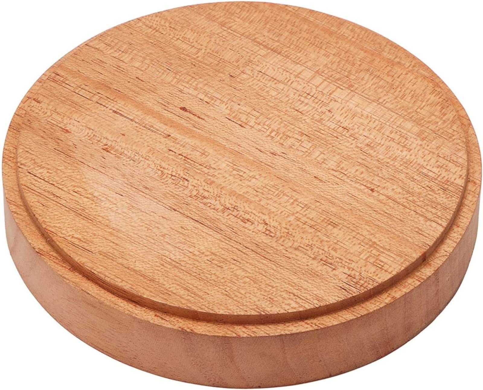 GSI Creos Wooden Display Base Round 10cm for Hobby Models