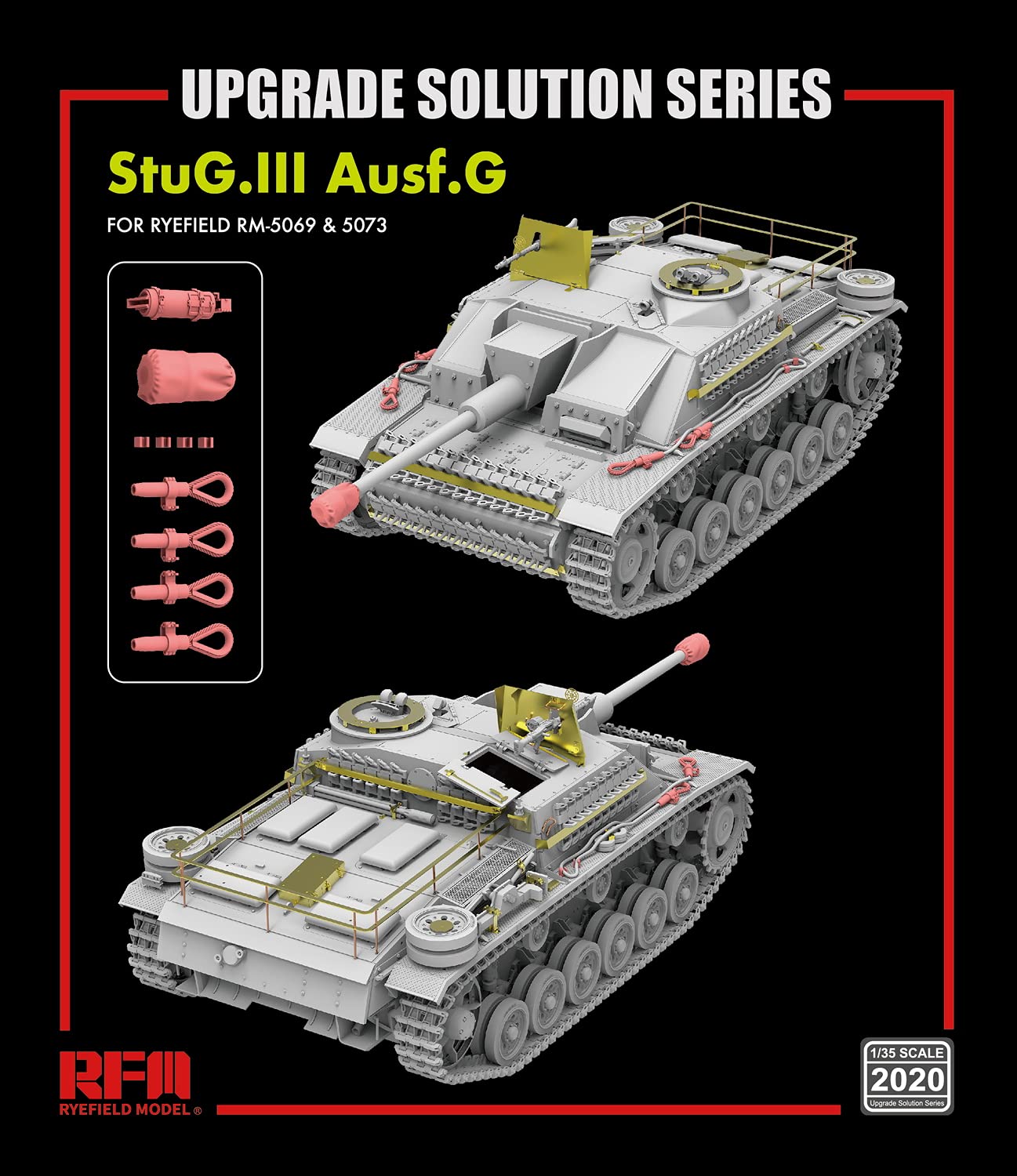 Rai Field Model 1/35 G Type Sturmgeschütz Upgrade Parts Set