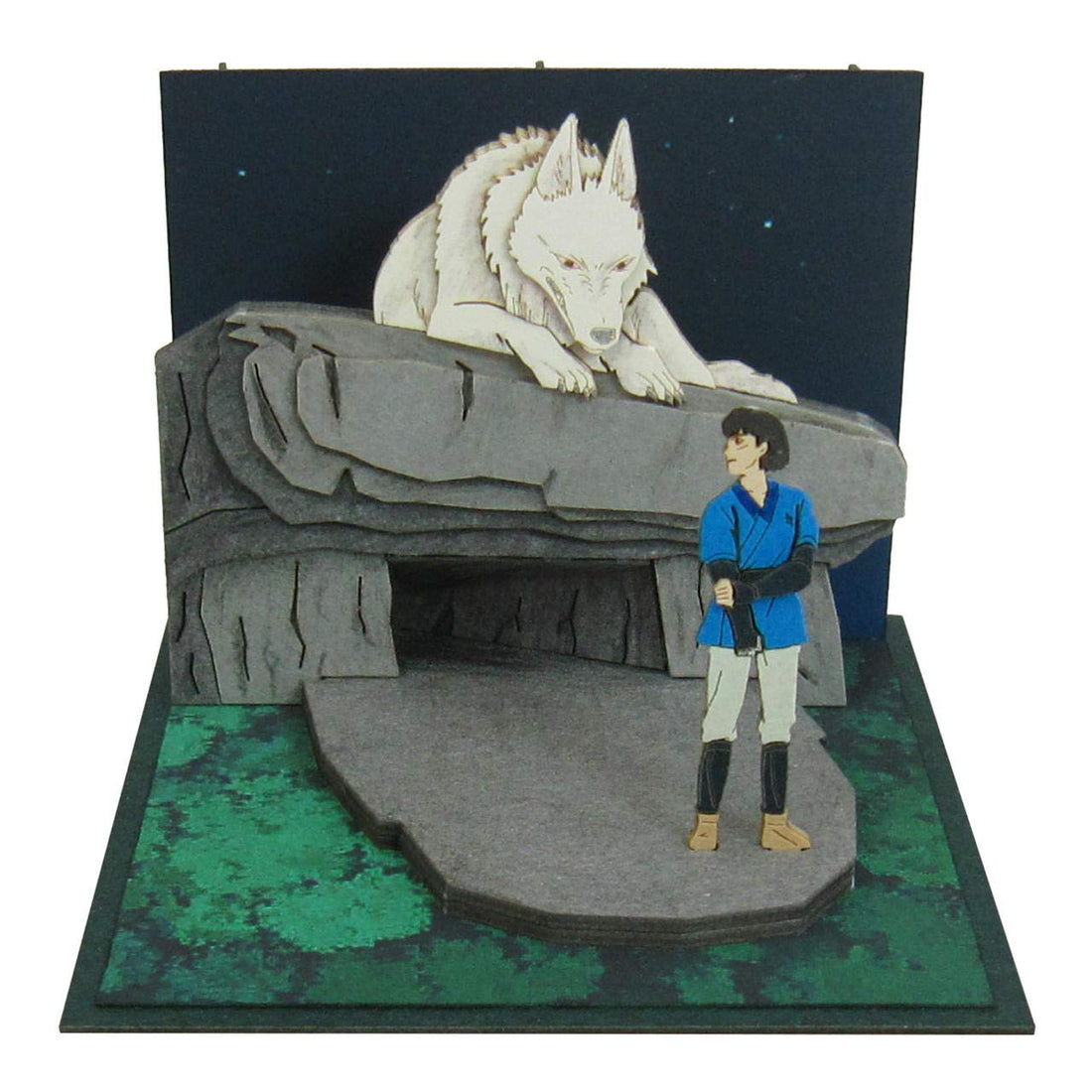 Giant Bean Bag Chairs Sankei Studio Ghibli Mini Princess Mononoke Moro and Ashitaka Non-Scale Paper Craft MP07-42