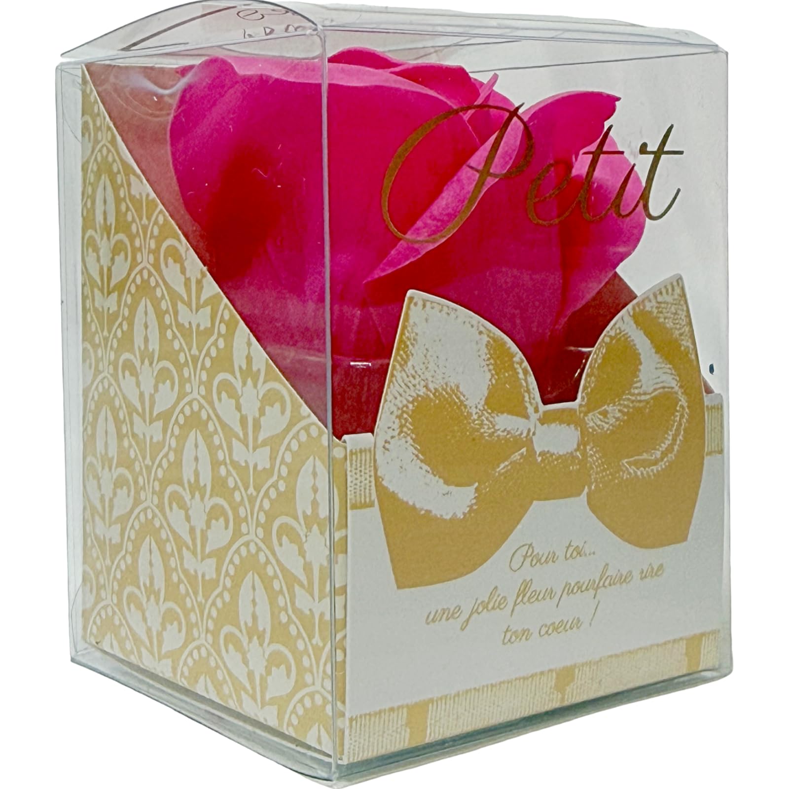 Q-FLA Bath Salt Soap Flower Set 3 Pieces Pink Gift