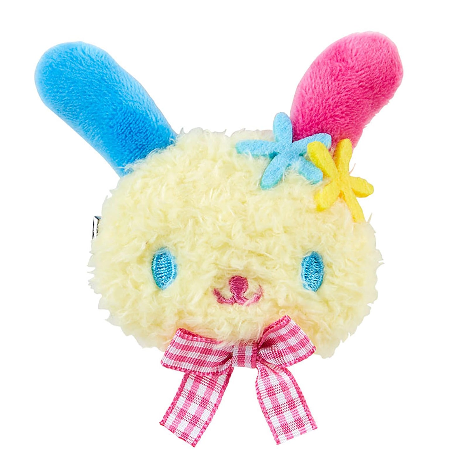 SANRIO Face-Shaped Hair Clip Bunny Flower for Cute Hair Styling