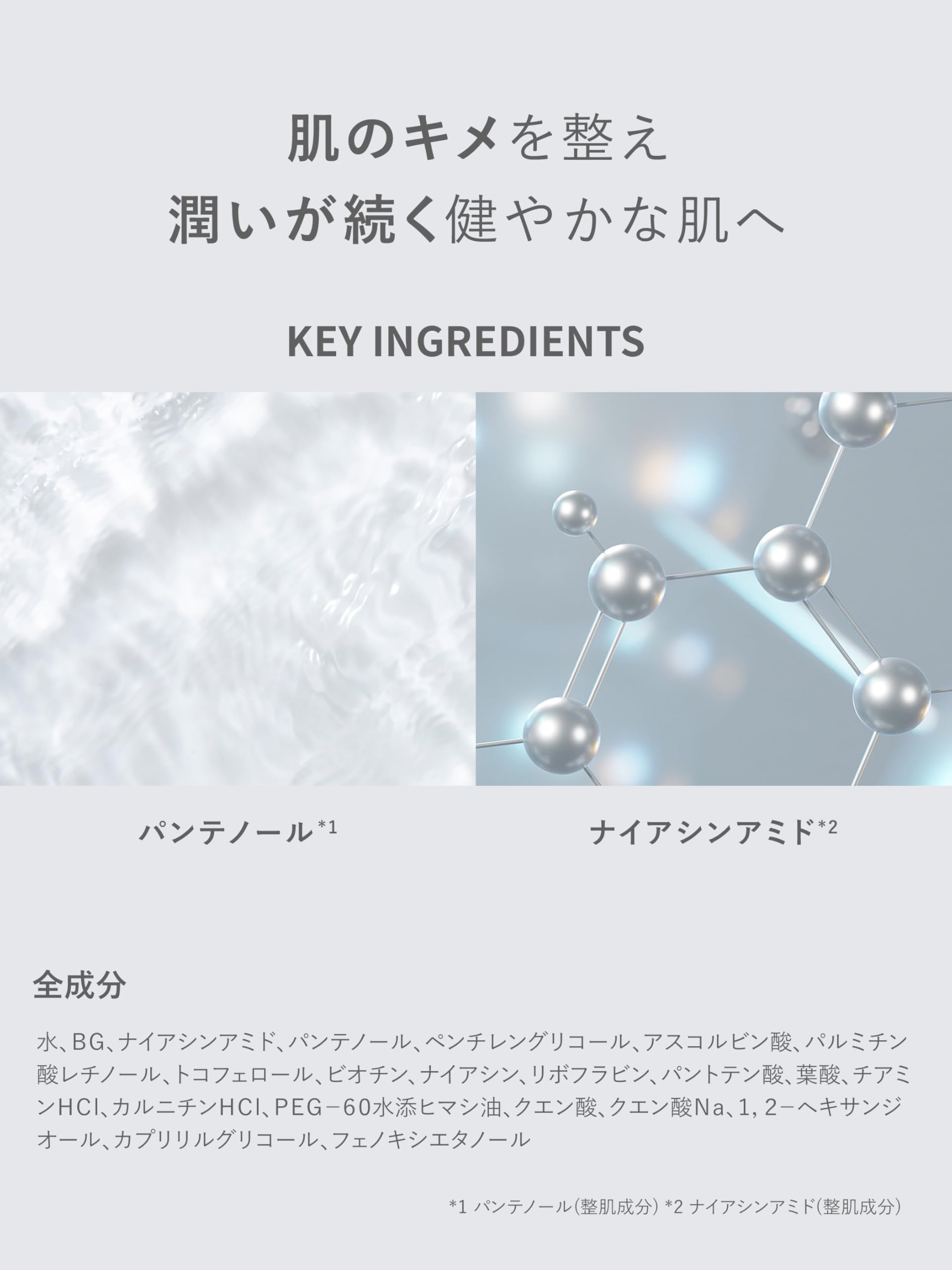 SHIMBI Method Pantenol and Niacinamide Mist 50ml for Japanese Skincare