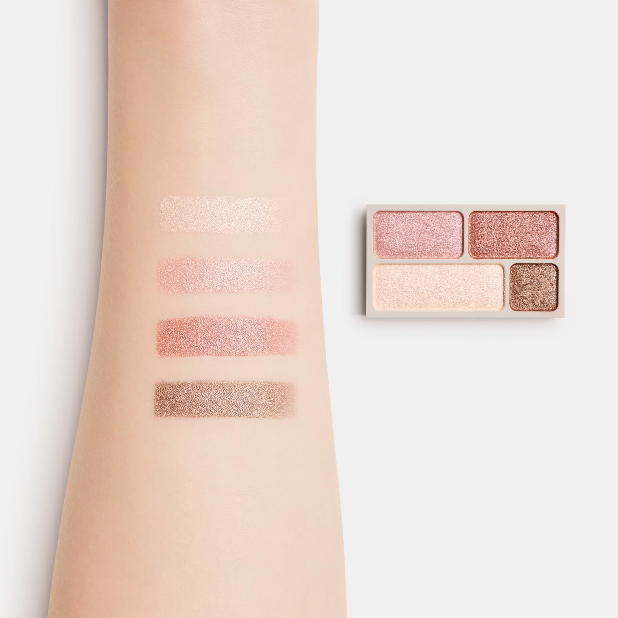 Mujirushiryouhin Smoky Pink Eyeshadow Palette 4.5g