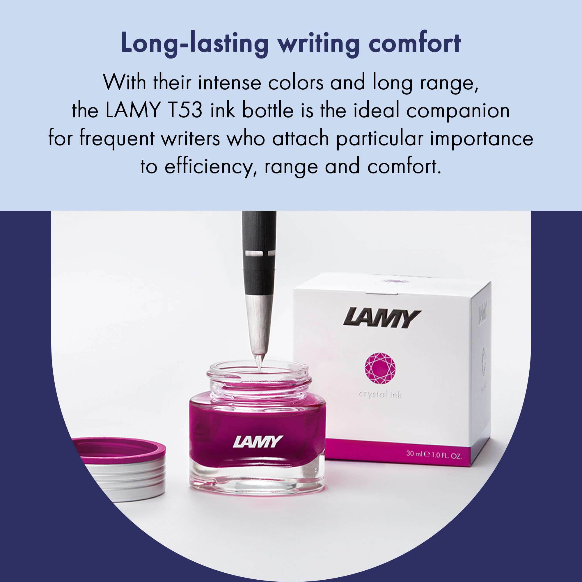 LAMY Crystal Ink Bottle 30ml for Smooth Writing Experience