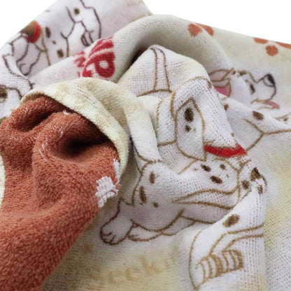 Marushin Disney 101 Dalmatians Face Towel with Embroidery