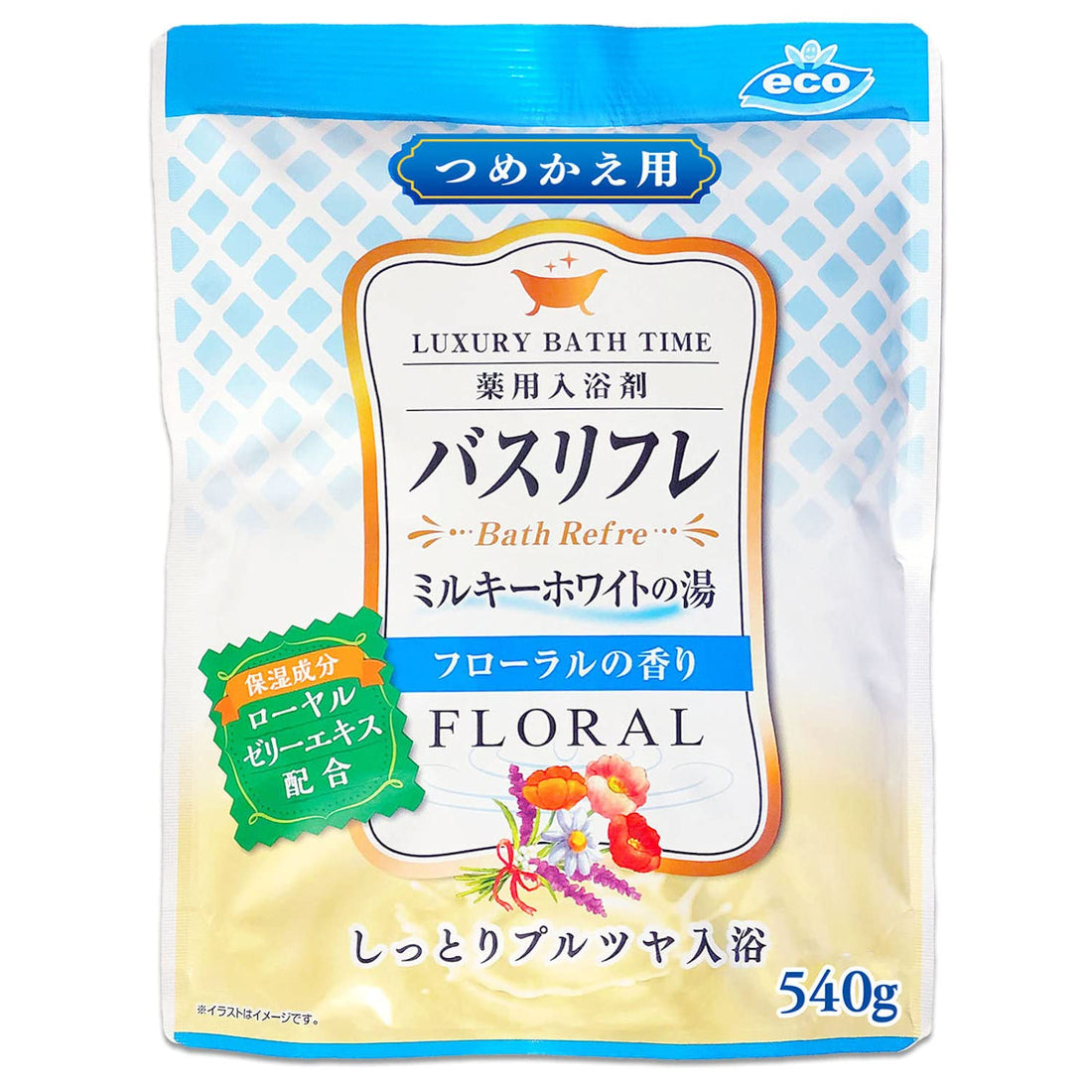 Lion Chemical Milky White Bath Additive Floral Scent 600g