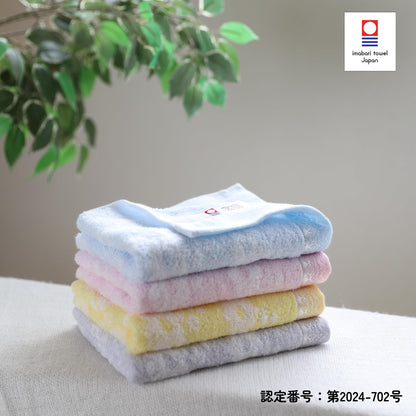 Hayashi Face Towel Flower Waltz Pink 34x80cm Imabari Towel