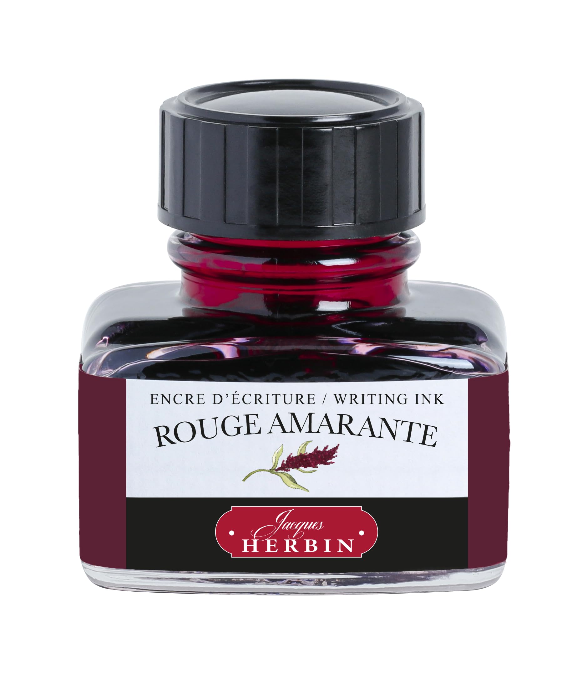 Jacques Herbin Traditional Ink Amaranth Red 30ml for Fountain Pens