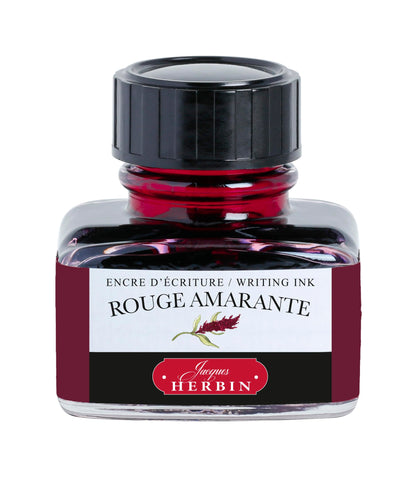 Jacques Herbin Traditional Ink Amaranth Red 30ml for Fountain Pens