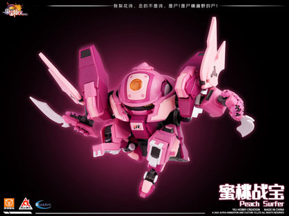Yi Li Chuang Wan Fruty ROBO Peach Surfer Model Kit Assembly