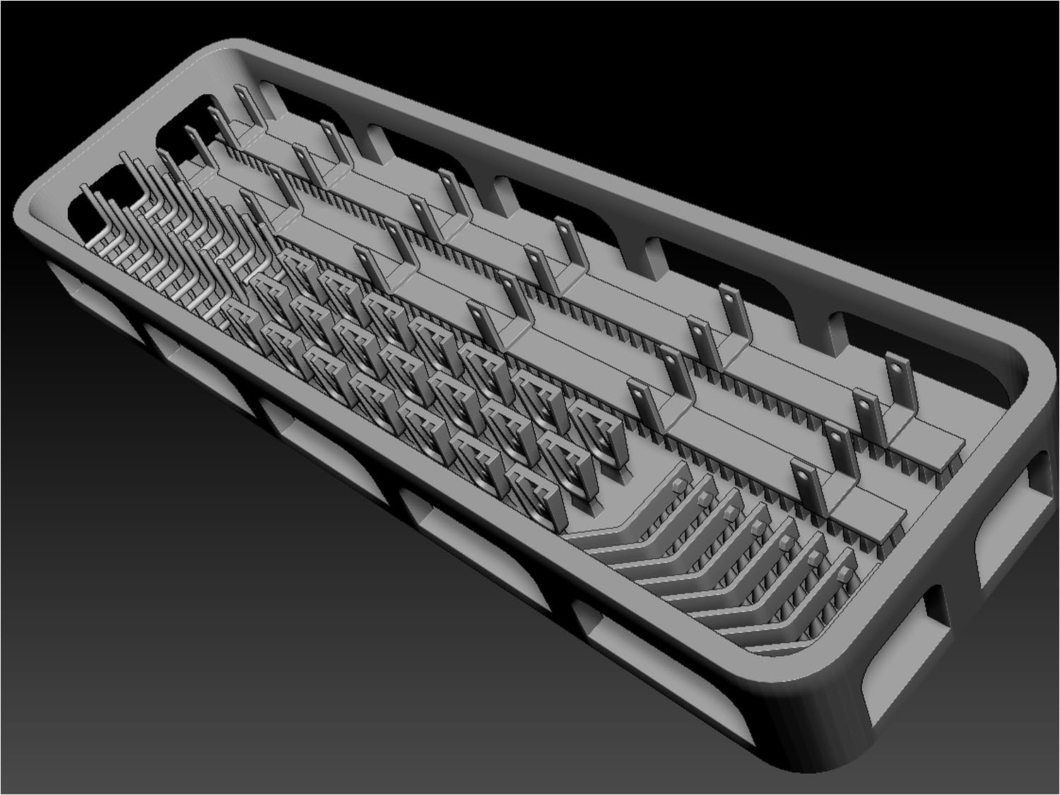 BSK Model 1/35 German Panther Tank Spare Track Rack Model Parts
