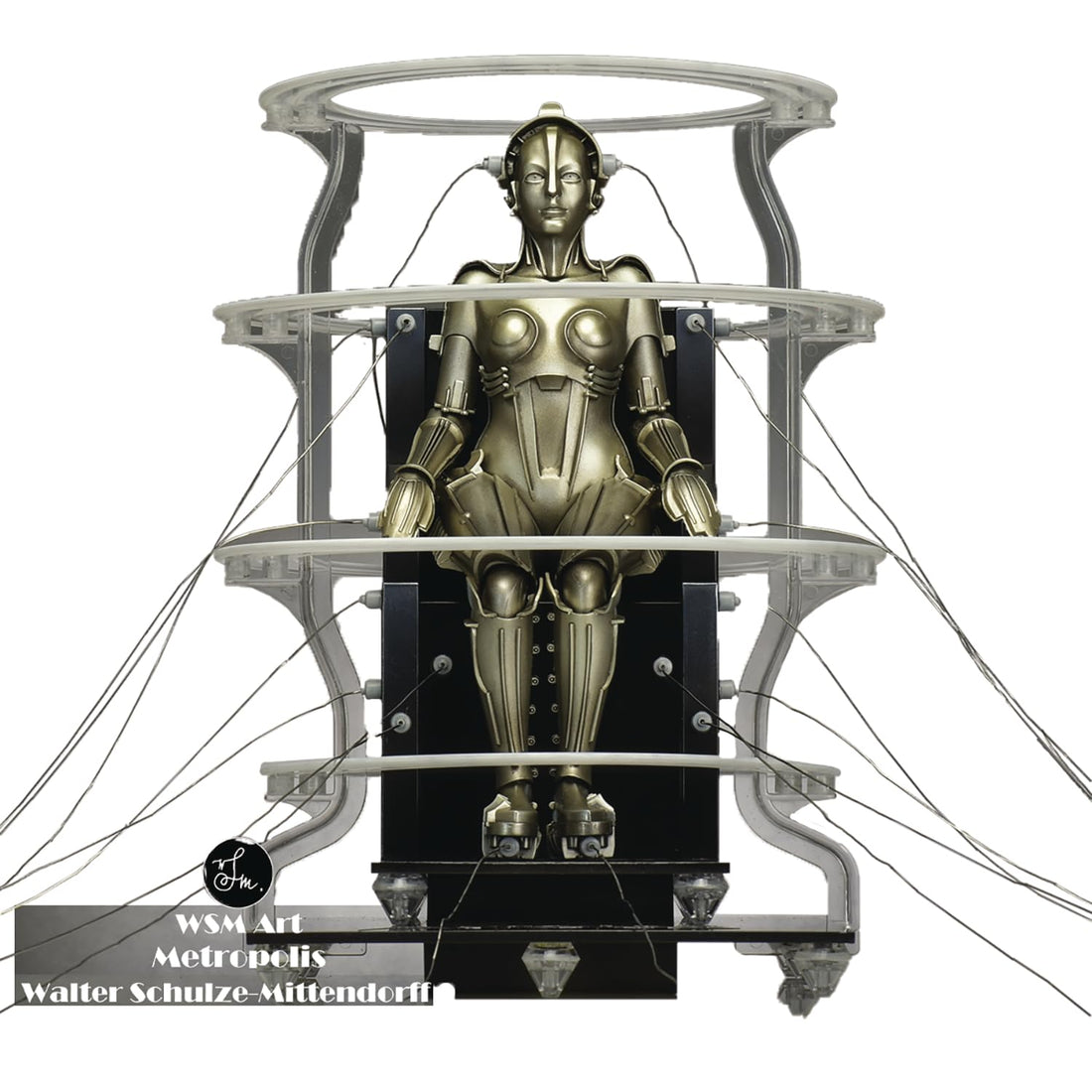 X PLUS Metropolis Maschinenmensch Model Kit 1/8 Scale Unpainted