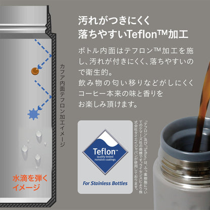 CB JAPAN Coffee Bottle 200ml with Vacuum Insulation and Teflon Coating