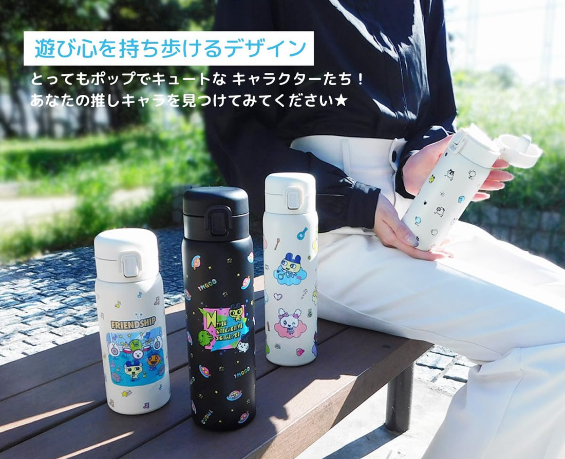 Toa Stainless Steel Vacuum Insulated One Push Bottle 480ml