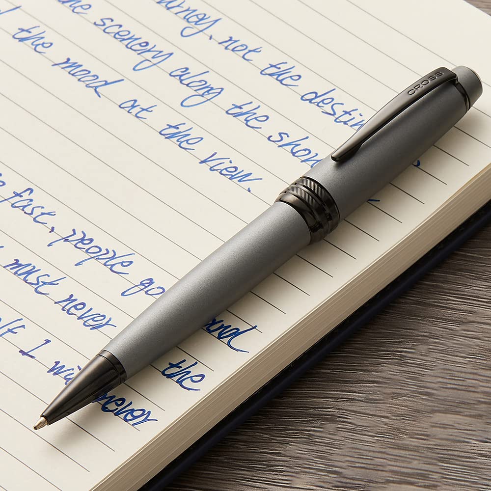 CROSS Bailey Ballpoint Pen Matte Gray Lacquered Finish