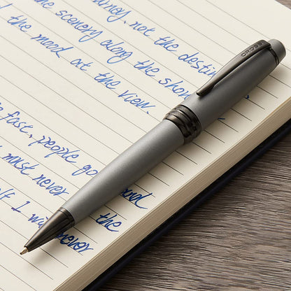CROSS Bailey Ballpoint Pen Matte Gray Lacquered Finish