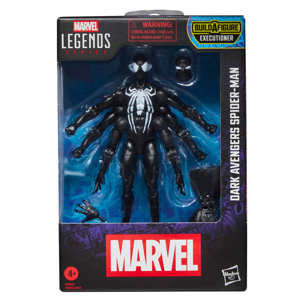 Hasbro Marvel Legends Dark Avengers Spider-Man 6 Inch Collectible Figure