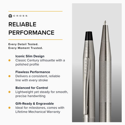 Cross Classic Century Titanium Gray Premium Gift Box Ballpoint Pen