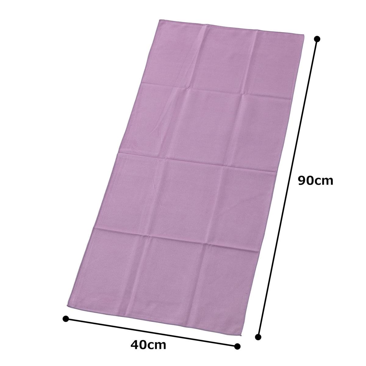 Aska Towel Quick-Dry Face Towel Purple 40cm x 90cm