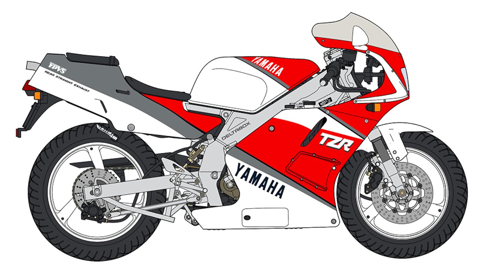 Hasegawa 1/12 Yamaha TZR250 3MA Etching Parts for Scale Models