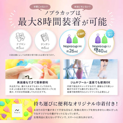 Nopra Cup Menstrual Cup Ball Shape Small Size in Sun Green