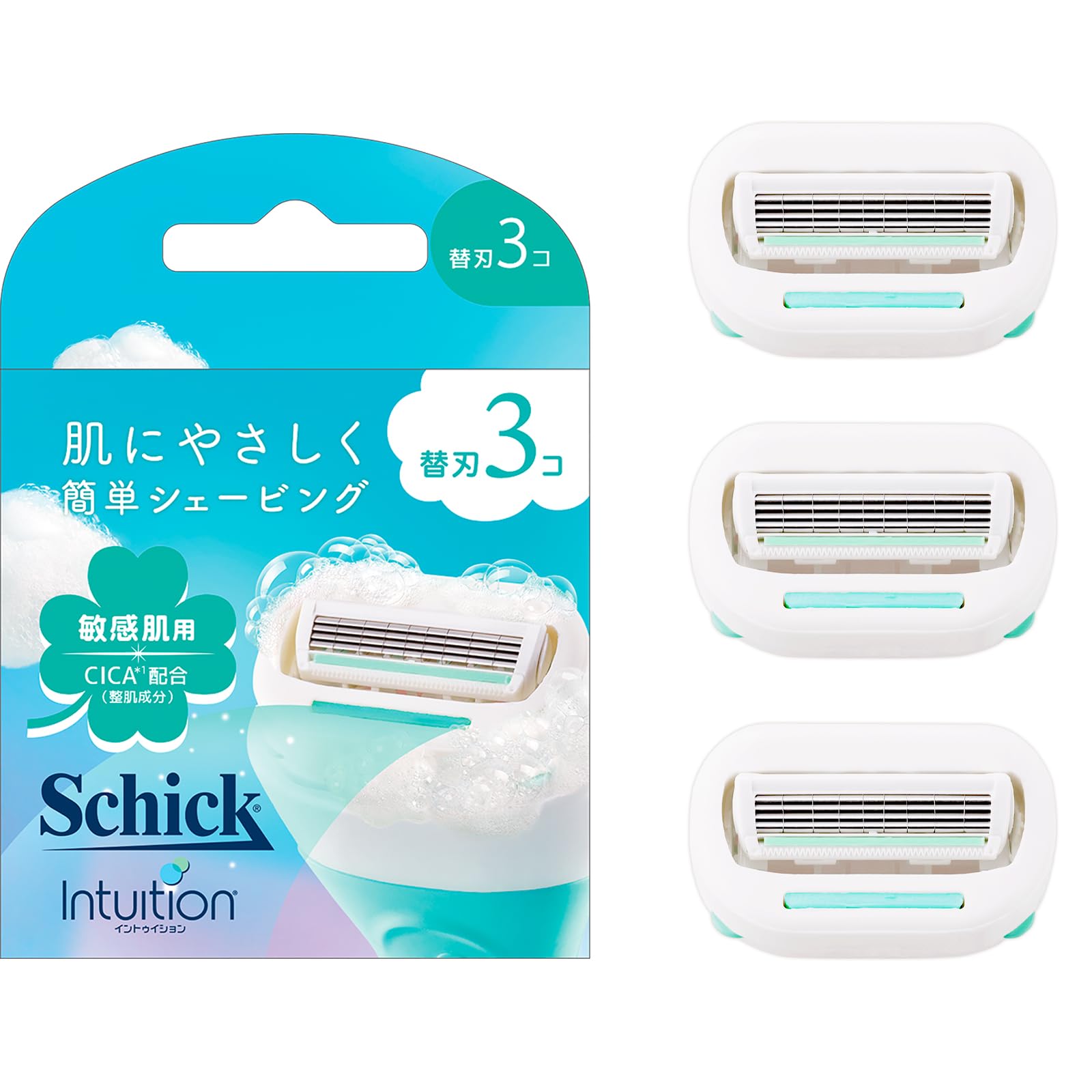 Schick Intuition Sensitive Skin Razor Refills 3 Count for Women