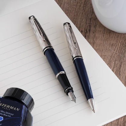 WATERMAN Expert Deluxe Special Edition Ballpoint Pen Blue CT