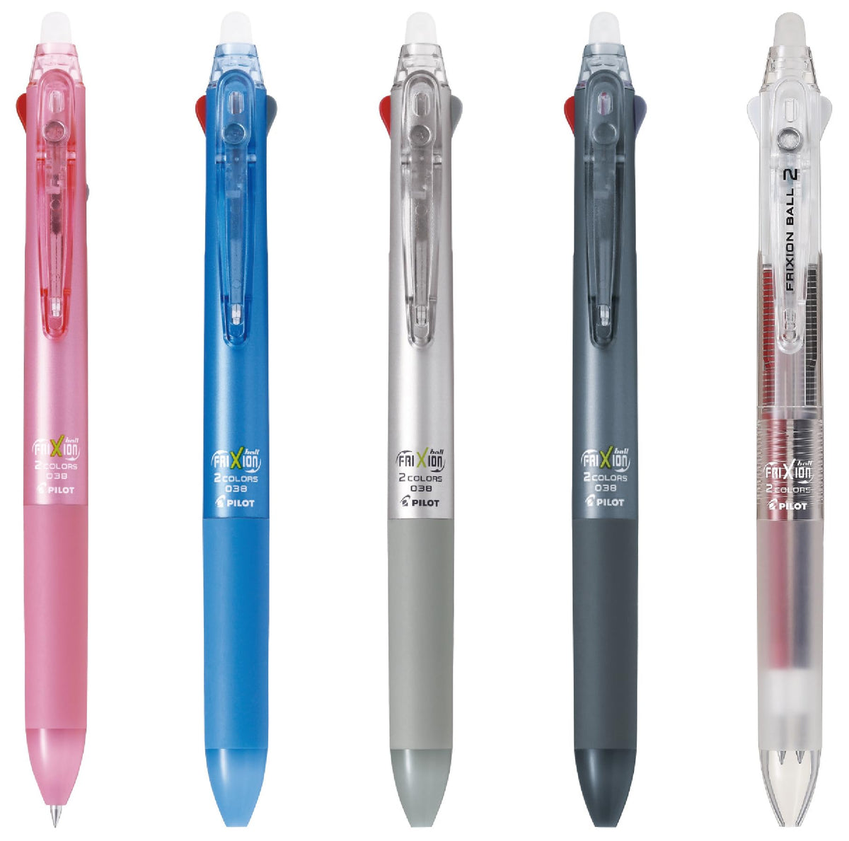 PILOT Friction Ball 2 0.38mm Gray Rollerball Pen
