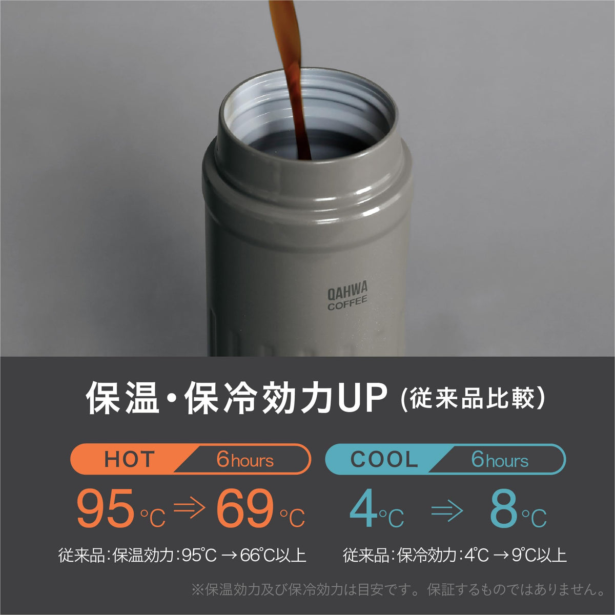 CB JAPAN QAHWA Coffee Bottle 410ml with Vacuum Insulation