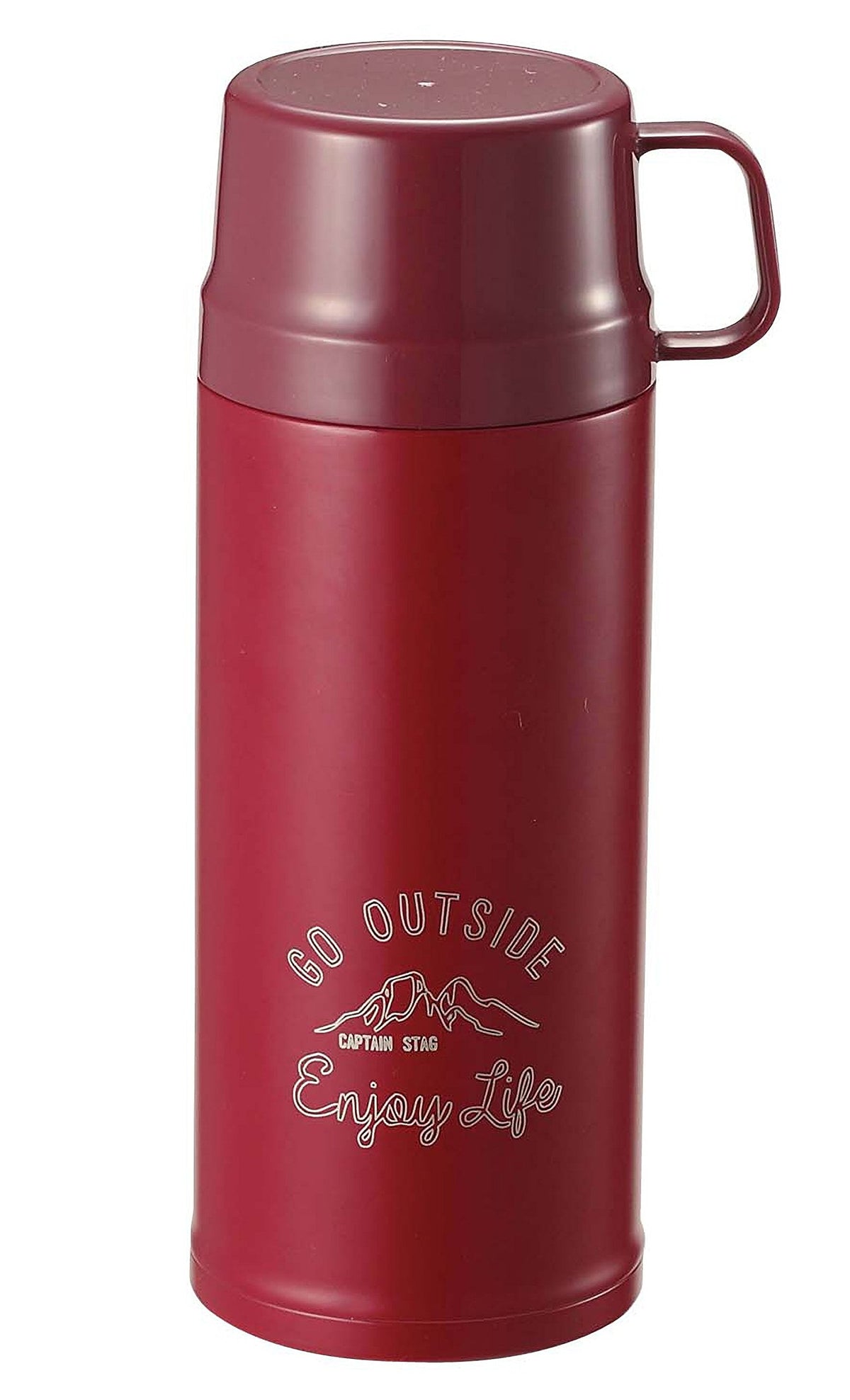 CAPTAIN STAG Sports Bottle 600ml Double Stainless Steel Vacuum Insulated