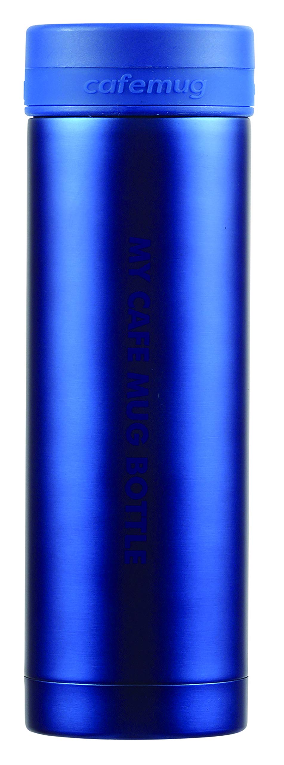 Pearl Metal My Cafe Mug Stainless Steel Bottle, 300ml, Matte Blue, HB-5193