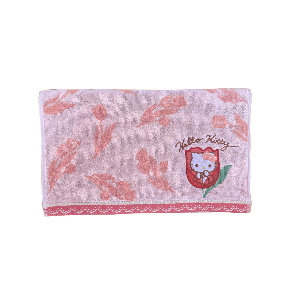 Marushin Face Towel Hello Kitty Bloom Kitty 100% Cotton Antimicrobial
