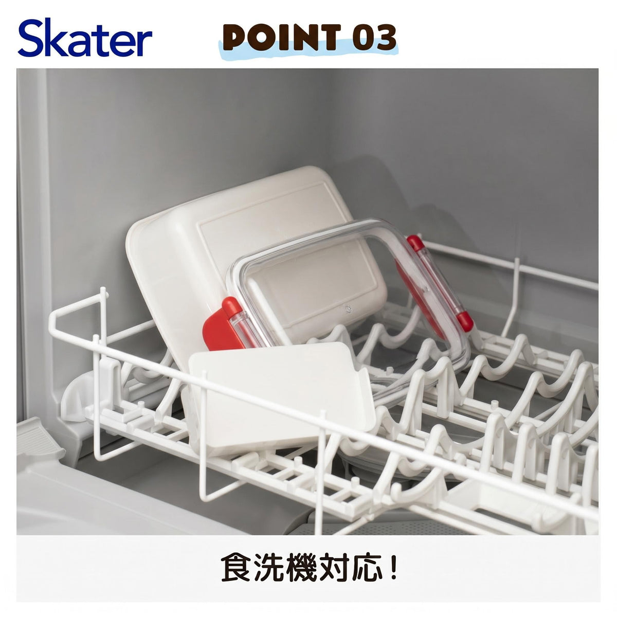 Skater Kids Lunch Box 450ml Dome Shape Design for Boys and Girls