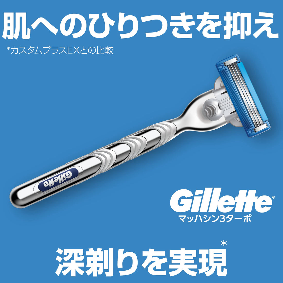 Gillette Mach3 Turbo Razor Set with One Replacement Blade