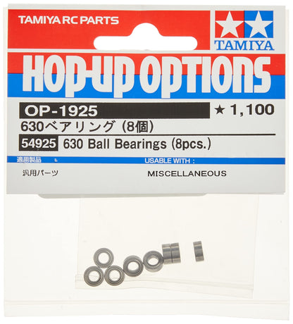 TAMIYA Hop-Up Options No.1925 630 Ball Bearings Set of 8