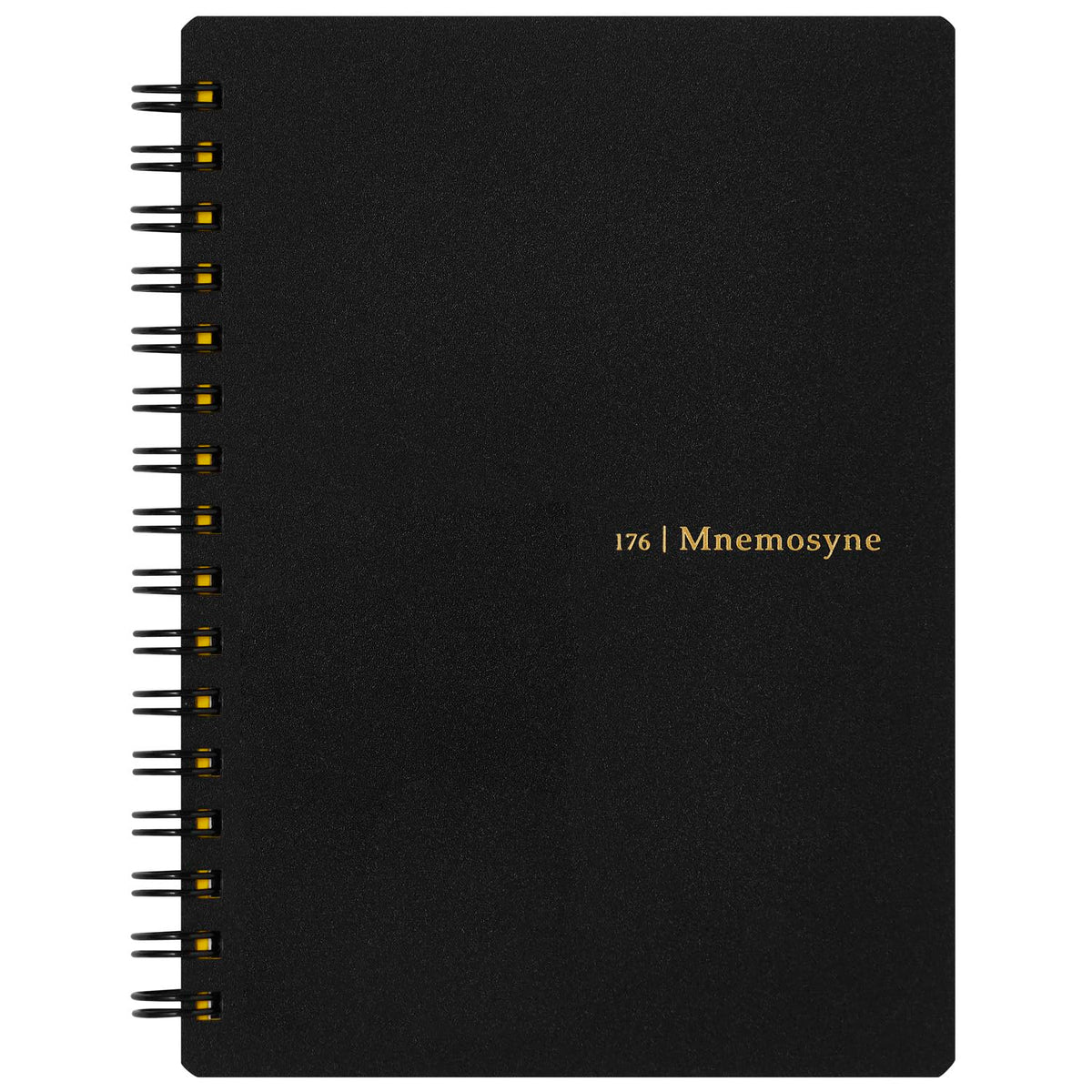 Maruman A6 Ring Notebook with 7mm Ruled Pages Black