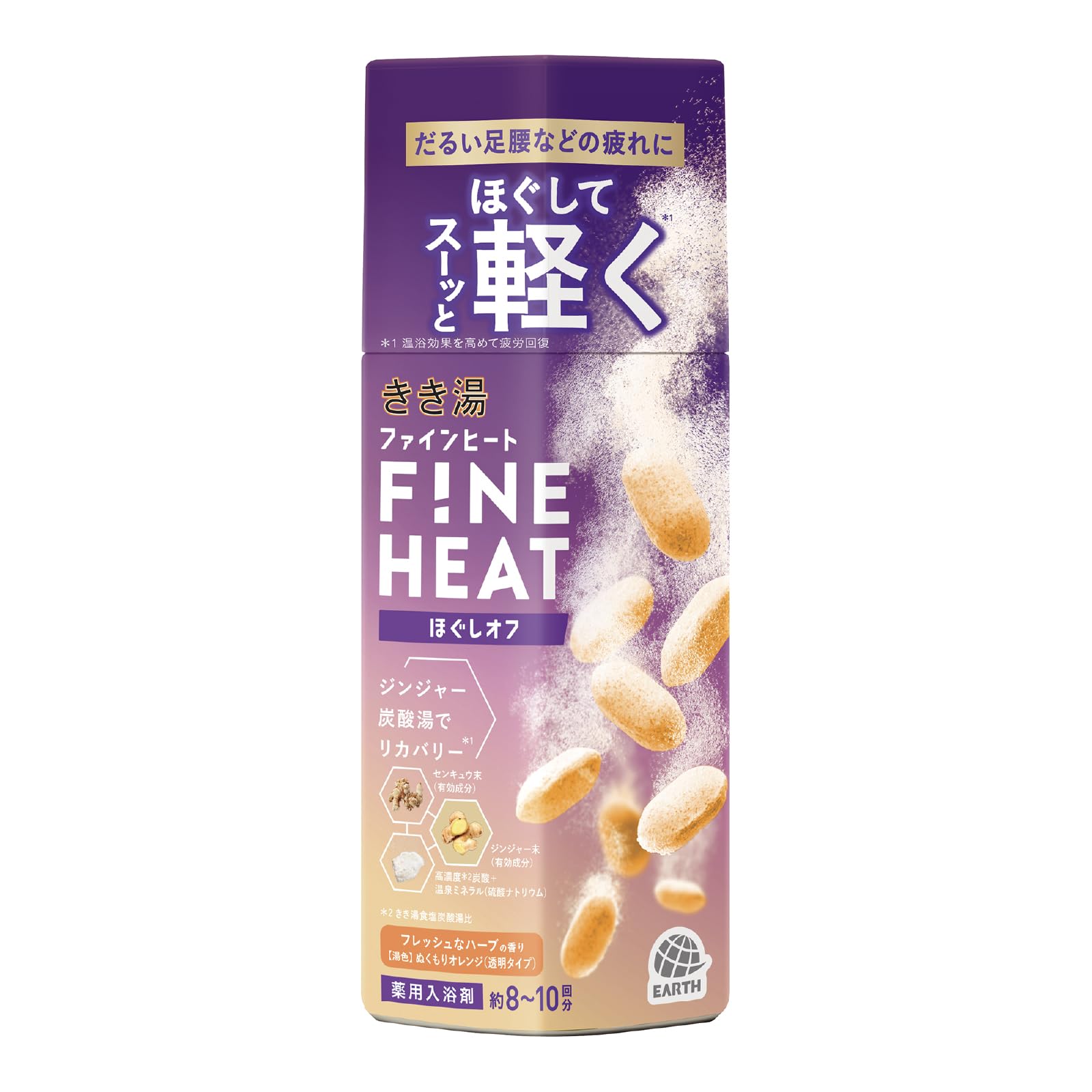 Kikiyu Fine Heat Bath Soak 400g High Concentration Carbonated Bath Salt