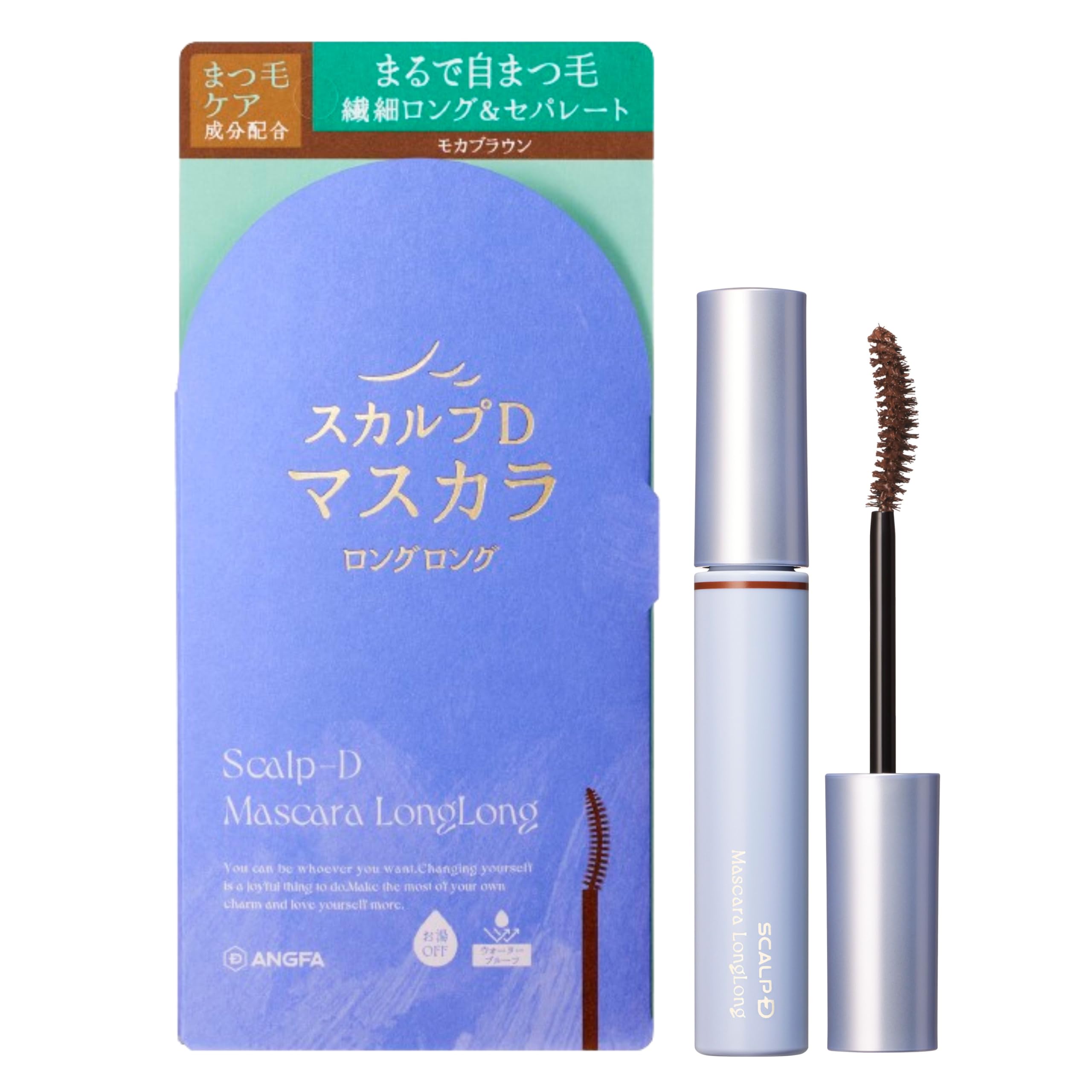 Sukarupudmatsukebiyoueki Mascara Long Long Mocha Brown 6g
