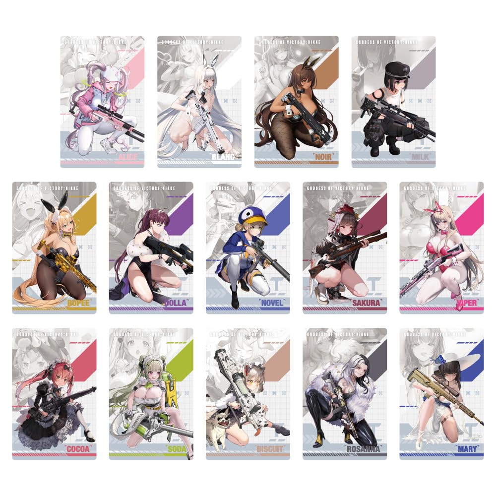 ALGERNON PRODUCT NIKKE Gun Girl Metal Card Collection Box 56x88mm