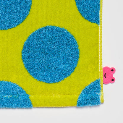 Nishikawa Face Towel 34X75cm Made with Soft Cotton Green