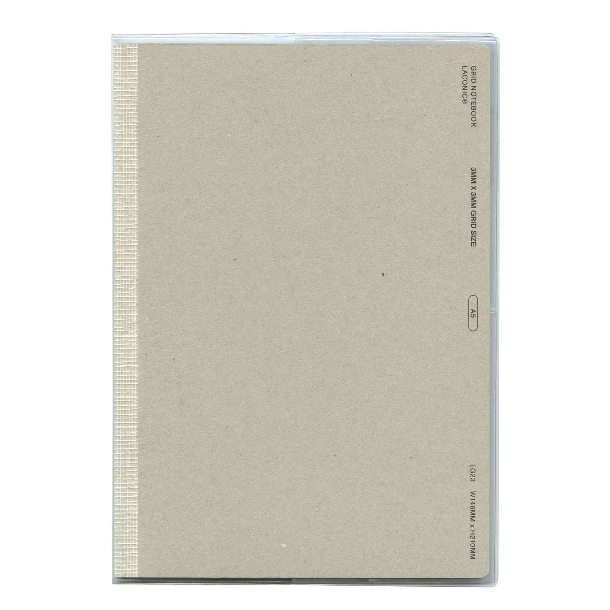 Laconic A5 Monthly Planner Cover Yellow Durable Vinyl
