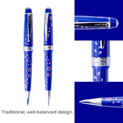 CROSS Bailey Light Ballpoint Pen Sakura Collection Blue Limited Edition