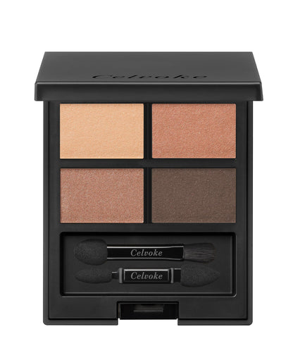 Celvoke Vattic Eye Palette Timeless Camel Eyeshadow 4 Colors