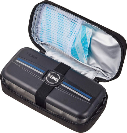 THERMOS Stainless Steel Fresh Lunch Box 700ml Line Black