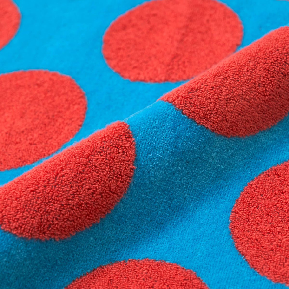 Nishikawa Face Towel 34X75cm Made with Soft Cotton Blue
